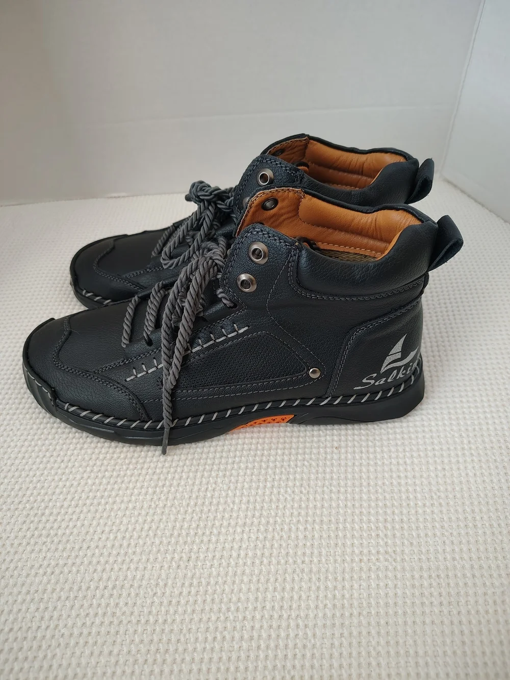 Salkin USA Black High-Top Casual Shoes Size: EU 39 (  Men's 6.5 / Women 8.5)